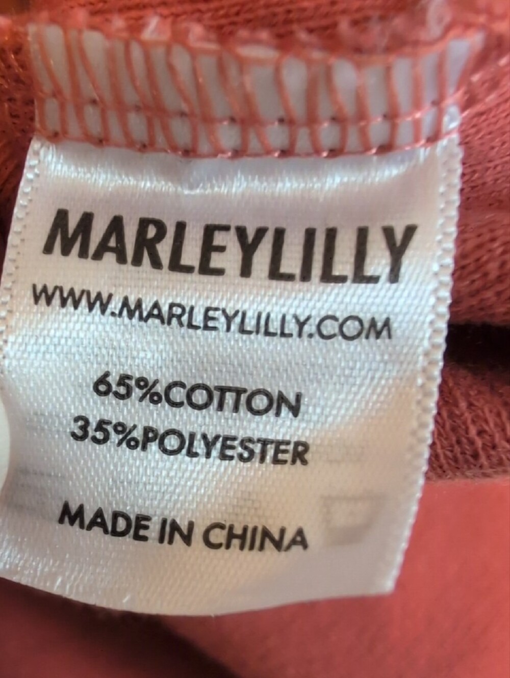 MARLEYLILLY Pumpkin Spice Crewneck Pullover Ribbed Rust Orange Plus Size 2X - Picture 8 of 10